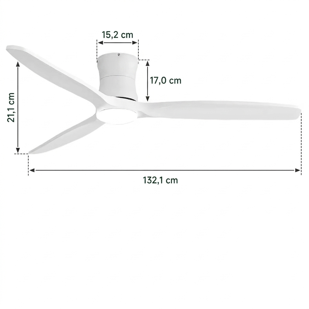 Ventilateur de Plafond Falk LED — 132 cm | Ariaze