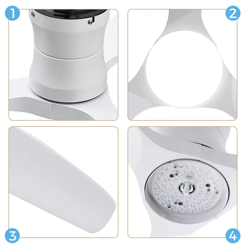 Ventilateur de Plafond Falk LED — 132 cm | Ariaze