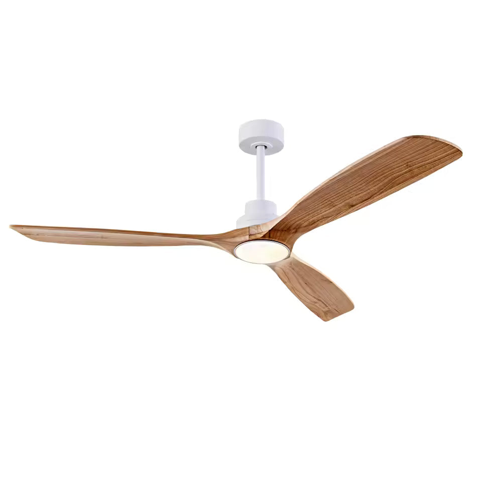 Ventilateur de plafond Viken bois bohème moteur DC - Ariaze
