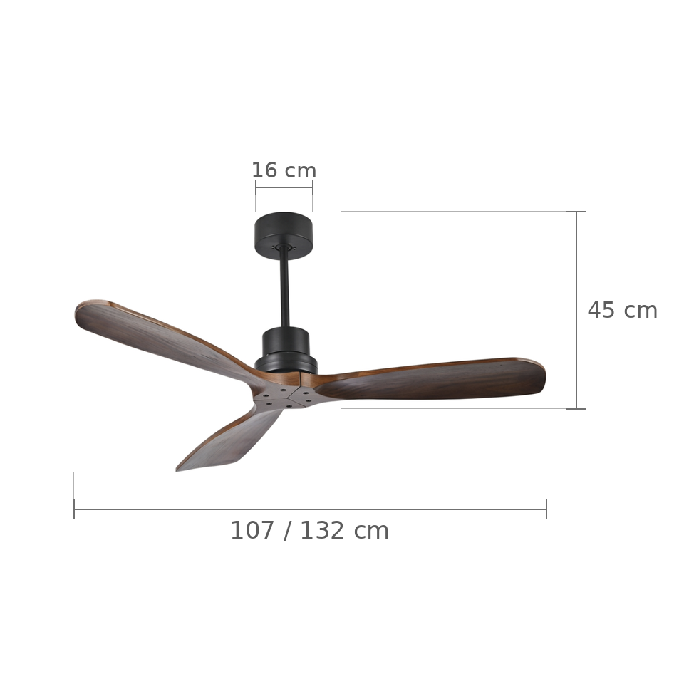 Ventilateur de plafond Strål bois scandinave moteur DC - Ariaze